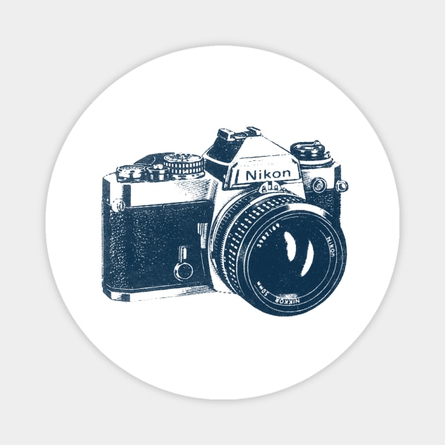 Nikon 35mm Film Camera Magnet by chris@christinearnold.com